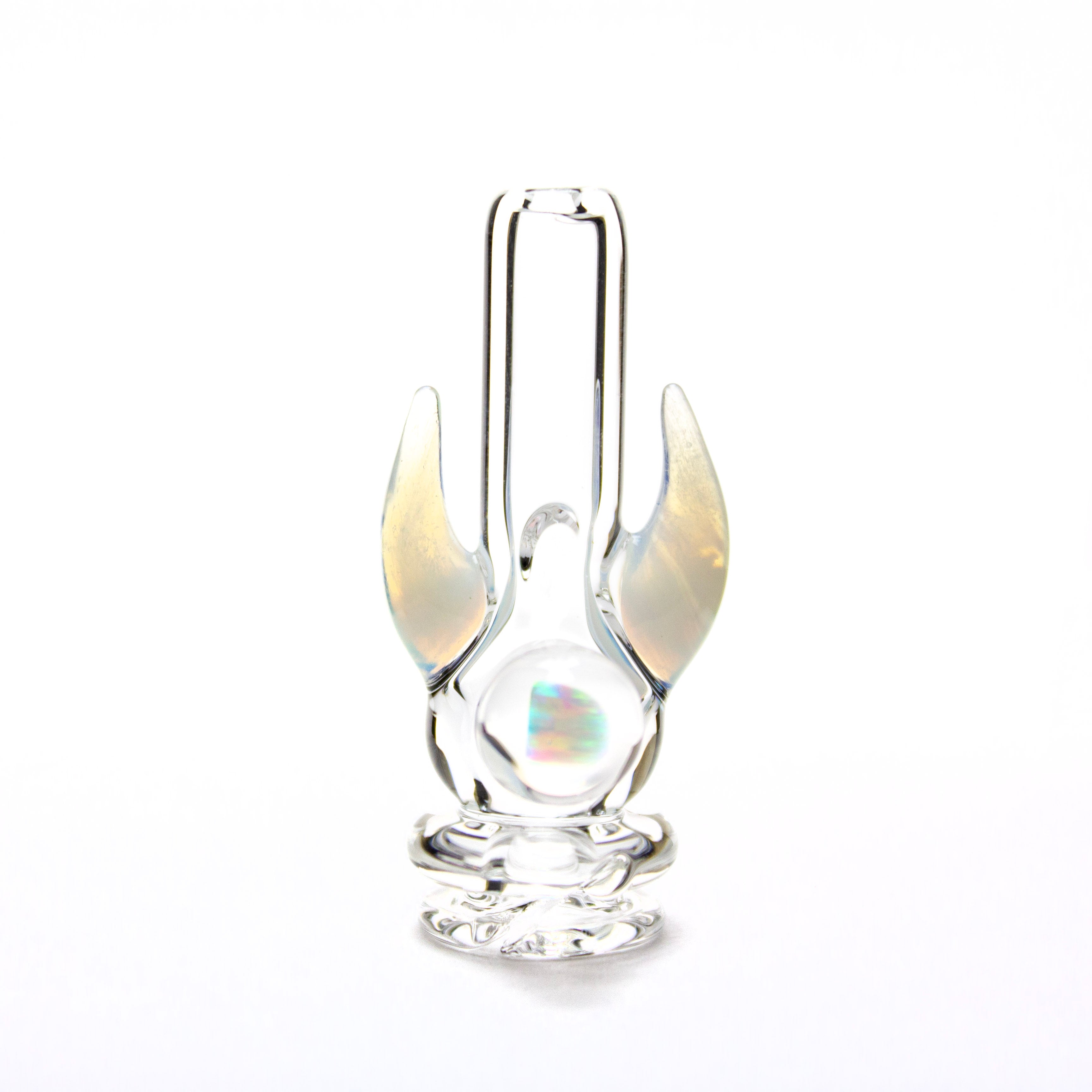 Magizle Clear with Moonstone Horns Opal Pivot Tip #MAG212 - Planet Caravan